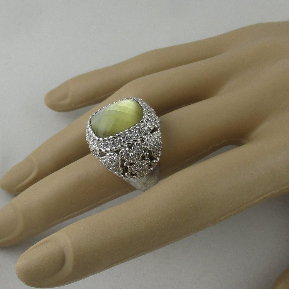Judith Ripka Gemstone Doublet Cocktail Ring